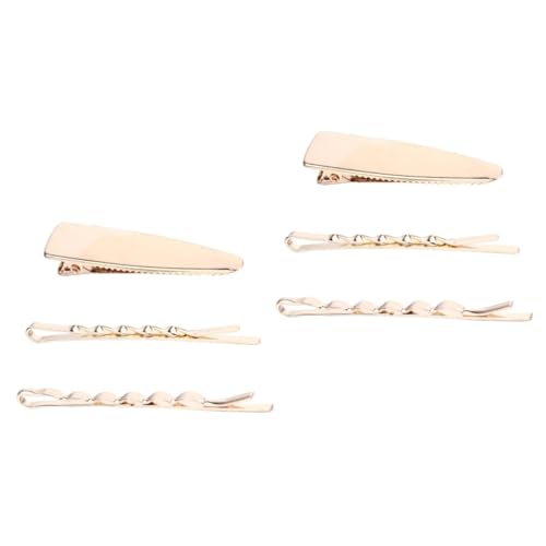 DOITOOL 2St dekorative Haarspangen für Damen Haarnadel Haarspange aus Metall Braut Haarspange goldene Haarspangen Haarklammer Tiara Perle Kopfbedeckung Kombination Mädchen von DOITOOL