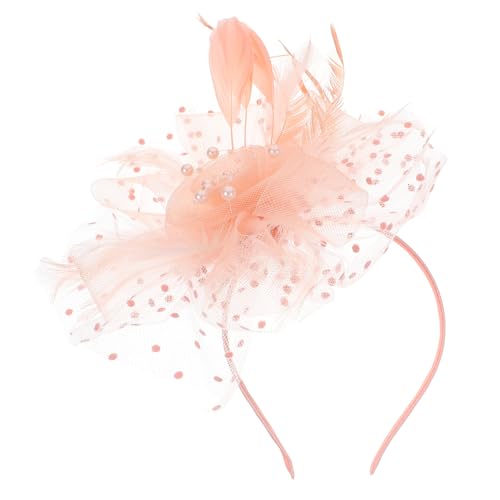 DOITOOL 2St Kopfbedeckung Braut Hut Fascinators für Frauen Teeparty Fascinatoren für Damen Fazinatoren Tiara haarschmuck Federkopfschmuck Party-Kopfschmuck Kleid Zubehör von DOITOOL