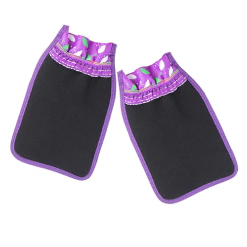 DOITOOL 2-teilige Badetücher Carbon-badetücher Handschuhe Doppellagige Frotteetücher Peeling-handschuhe Zum Duschen Bequeme Badehandschuhe von DOITOOL