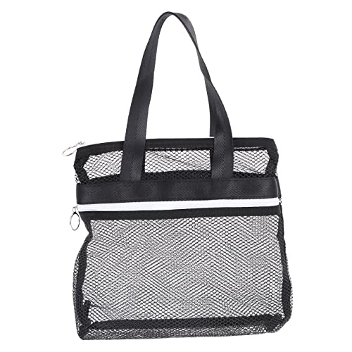 DOITOOL 2St Reise-Kulturbeutel Mesh-Duschtasche Strandtasche für Damen Kosmetiktasche Handtaschen Reisetaschen-Toilettenartikel kosmetische Tragetasche Kulturtasche im Mesh-Design draussen von DOITOOL