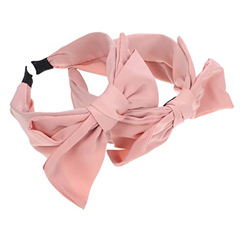 DOITOOL 2St Schleife Stirnband geknotete Stirnbänder Stirnband mit Kreuzknoten Haarband Haargummi Bowknot-Stirnbänder für Frauen Bowknot-Stirnband binden Kopfbedeckung von DOITOOL