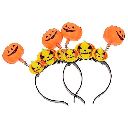 DOITOOL 2St Stirnband halloween haarspangen haarspange halloween Halloween-Stirnbänder für Mädchen Kopfbedeckung für Damen kopfschmuck Tiara dekorativer Haarreif Halloween-Haarreifen von DOITOOL