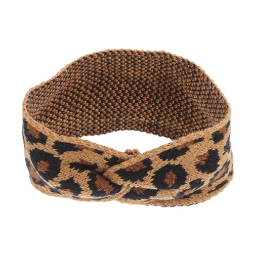 DOITOOL 2stücke Leopardenmuster Haarband Für Frauen Breites Warmes Und Elastisches Stirnband Aus Atmungsaktivem Material Im Trendigen Design Für Alltag Und Besondere Anlässe von DOITOOL