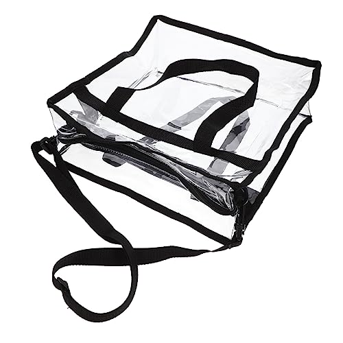 DOITOOL 2St transparente PVC-Tasche transparente Tragetasche quadratische Tragetasche Geldbörsen Umhängetasche für Damen tragbare Kreuztasche tragbare durchsichtige Tasche draussen Zubehör von DOITOOL