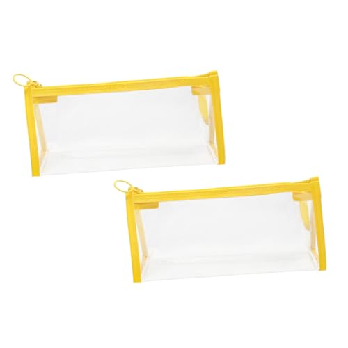 DOITOOL 2Stücke Schreibtaschen Transparente Kosmetiktaschen Und Stifthalter Aufbewahrungstaschen Für Schreibwaren Und Make Up Zufällige Farben DOITOOL 2Stücke Schreibtaschen Transparente Kosmetiktaschen Und Stifthalter Aufbewahrungstaschen Für Schreibwaren Und Make Up Zufällige Farben von DOITOOL