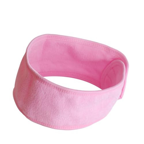 DOITOOL 2st Bilden Make-up-stirnbänder Handtuch Stirnband Dusche Haarband Yoga-kopftuch-turban Gesichtswaschstirnbänder Gesichtspflege-kopfpackung Kosmetik Hautpflege Rosa von DOITOOL