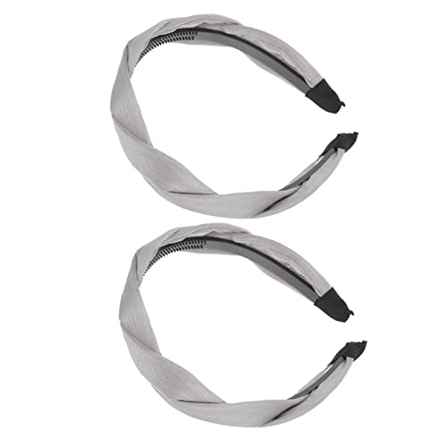 DOITOOL 2St Kreuz Stirnband Haarbänder elastisches Haar breites Kreuzstirnband Tiara geflochtenes Stirnband Haarband verdrehtes Stirnband für Mädchen kreuzen Kopfbedeckung Fräulein abs von DOITOOL