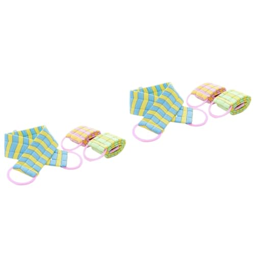 DOITOOL 2 Stücke Zurück-ziehen Badetuch 75x9cm Streifen Dusche Pinsel Bad Blätter Tiefe Reinigung Weiche Material von DOITOOL