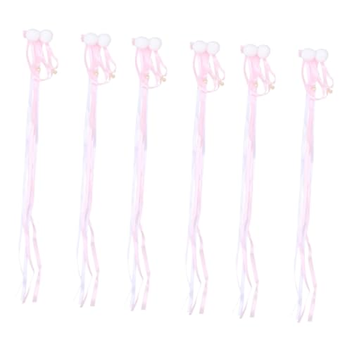 DOITOOL 3 Paare alte Haarspangen erröten rosa dekor Haarschmuck Haarklammer Haarnadel Haarspangen dekor Haarspange für han-chinesische Kleidung Mädchen Kopfbedeckung bilden schmücken Kind von DOITOOL