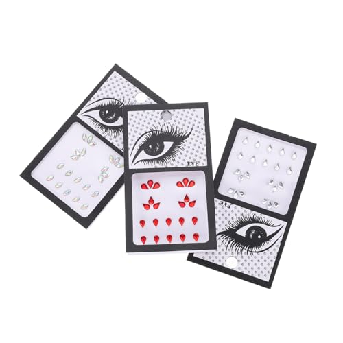DOITOOL Augen-gesichts-juwelen Selbstklebende Aufkleber Dekorative Edelsteine für Make-up 3 Sets Kollektion DOITOOL Augen-gesichts-juwelen Selbstklebende Aufkleber Dekorative Edelsteine für Make-up 3 Sets Kollektion von DOITOOL