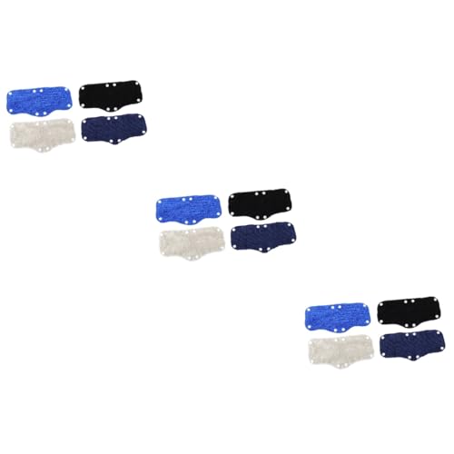 DOITOOL 3 Sets Schweißbänder Für Kühltücher Für Schutzhelme Saugfähig Wiederverwendbar Bequem Für Arbeiter 4 Stück X 3 von DOITOOL