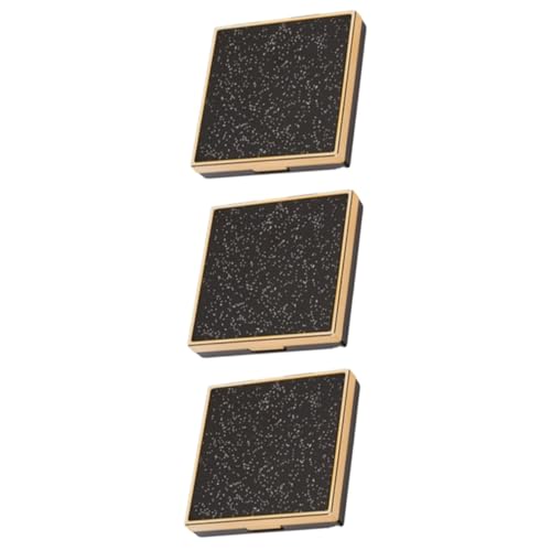 DOITOOL 3 Stk magnetische Tabletts leer magnetisch magnetische Ablage Make-up-Palette zum Selbermachen klein Nagelfeile aus Metall magnetische Palette lidschatten selbstgemacht Puderdose von DOITOOL