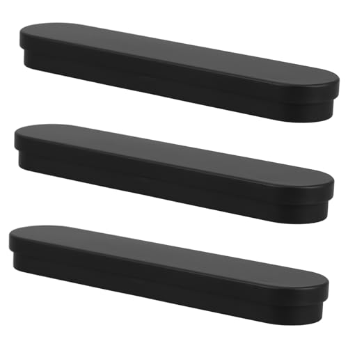 DOITOOL 3 Stück Federmäppchen Federmäppchen Stift Zum Entfernen Von Hautflecken Kleines Hartes Federmäppchen Bleistift-Boxen Linealkoffer Großes Federmäppchen Lanzette Schwarz Weißblech von DOITOOL