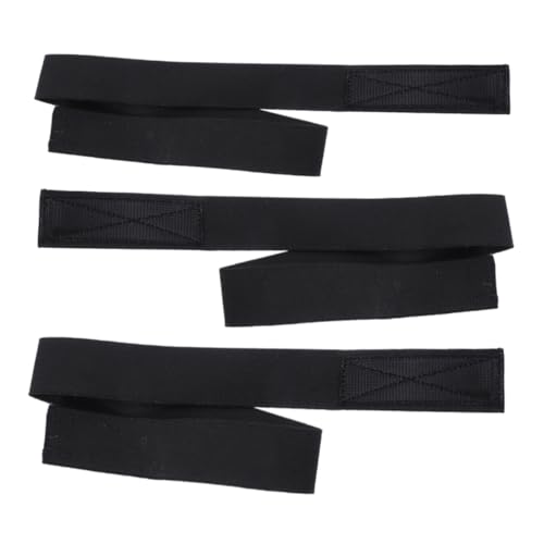 DOITOOL 3St Perücke Gummiband Perückenband Trainingszubehör Perücke Schmelzband Spitzenperücke Stirnband Band für Perücke Riemen für Perücke elastisch rutschfester Gürtel Griffigkeit Damen von DOITOOL