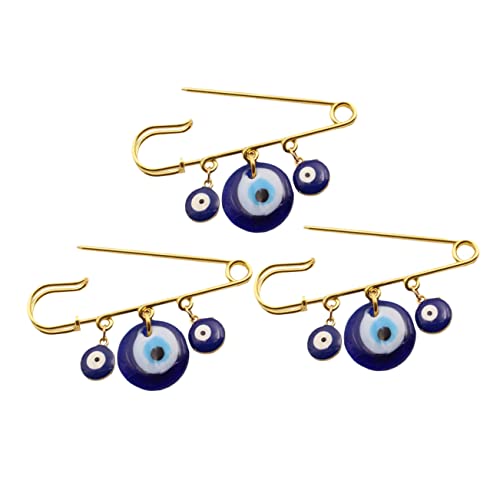 DOITOOL 3 Stücke Blick Anstecknadel für Frauen Blau Auge Brosche Vintage Schmuck für Schal und Kleidung Kreative Pullover Nadel Geschenkidee für Partys DOITOOL 3 Stücke Blick Anstecknadel für Frauen Blau Auge Brosche Vintage Schmuck für Schal und Kleidung Kreative Pullover Nadel Geschenkidee für Partys von DOITOOL