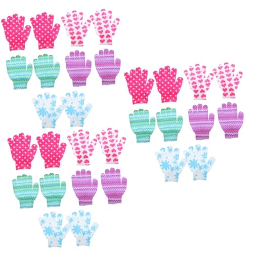 DOITOOL 30 Stk Badehandschuhe Massageschwamm Schrubben Peeling-handschuhe Peeling-badehandschuh Badeschwamm Für Duschpeeling Schönheitsschwämme Badetuch Polyester Körper von DOITOOL