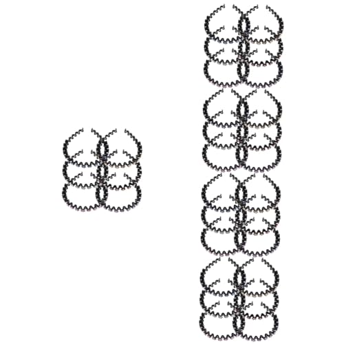 DOITOOL 30 Stk Bohrer-stirnband Mit Gewelltem Band Frauen Haarschmuck Tägliche Kopfbedeckung Strass-stirnbänder Für Frauen Perücke Fräulein Strasssteine Zubehör Rutschfest von DOITOOL