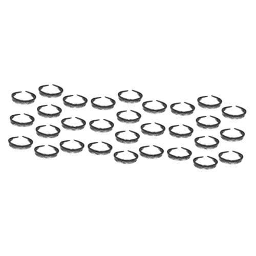 DOITOOL 30 Stk Frühlingshaarreifen Unisex-Haarband Metall Haargummi Stirnbänder für Männer weiblicher Kopfschmuck Haarpflegezubehör Welle Kamm Haarschmuck Stirnband Fräulein Kopfbedeckung von DOITOOL