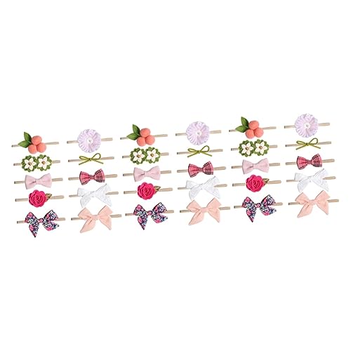 DOITOOL Haarschmuck Für Kinder 30 Stk Stirnband für Kleinkinder Blumen-Baby-Haarband Säuglingshaarband haarschmuck Haarbänder baby stirnbänder Haarband aus Stoff keine Spur Kopfbedeckung von DOITOOL