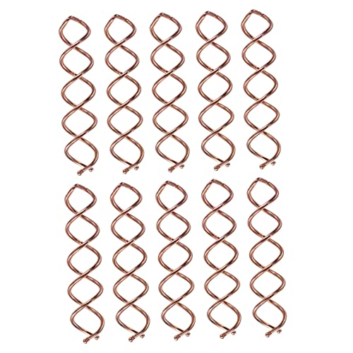 DOITOOL 30 Stk dekorative Haarspangen für Damen Haare Pferdeschwanz Metallschrauben modische Haaraccessoires Spiral- Tiara Stifte Zubehör Werkzeug Brötchen Haarnadel rotieren Haarschmuck von DOITOOL