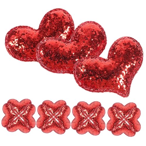 DOITOOL 30St Love-Side-Haarspange Herz-Haarspangen zum Valentinstag Haarspangen für Frauen Haarklammer Haarnadel Haarschmuck Herzspangen kleines Mädchen Entenschnabel-Clip von DOITOOL