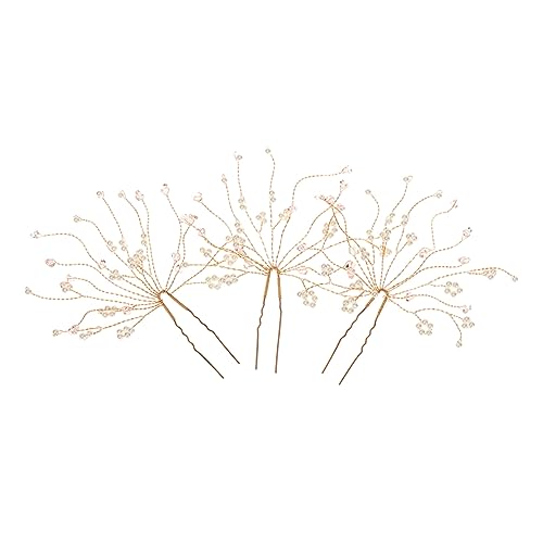 DOITOOL 3St Haarschmuck für die Braut Hochzeit Brautjungfer Haarnadel Braut Kopfschmuck Perle Haar Klammern Tiara Hochzeit Haarstock Braut Haargabel Kristall Kopfbedeckung Stift Rosa DOITOOL 3St Haarschmuck für die Braut Hochzeit Brautjungfer Haarnadel Braut Kopfschmuck Perle Haar Klammern Tiara Hochzeit Haarstock Braut Haargabel Kristall Kopfbedeckung Stift Rosa von DOITOOL