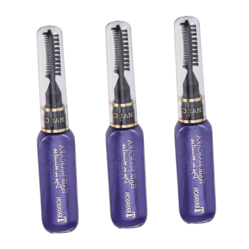 DOITOOL 3st Bunte Wimperntusche Farbige Wimperntusche Haare Mascara Haarfärbewachs Färbendes Wachs Weiße Haarfarbe Creme Färben Violett Haarfärbemittel von DOITOOL