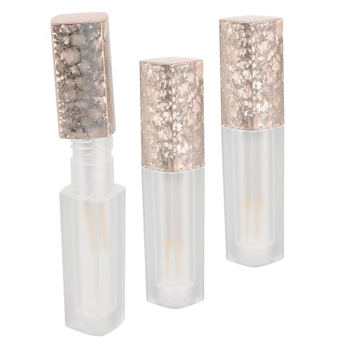 DOITOOL 3St Lipgloss-Behälter leer Lipgloss-Kit Lippenbalsam klarer Lipgloss Lipgloss-Röhre Zubehör zur Herstellung von Lipgloss Simulation mit Stock Bastelbedarf Phiole von DOITOOL