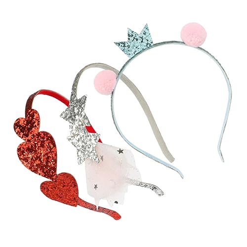DOITOOL 3st Stirnband Für Kinder Weihnachtsdeko Haar Mädchen Krone Eisen von DOITOOL