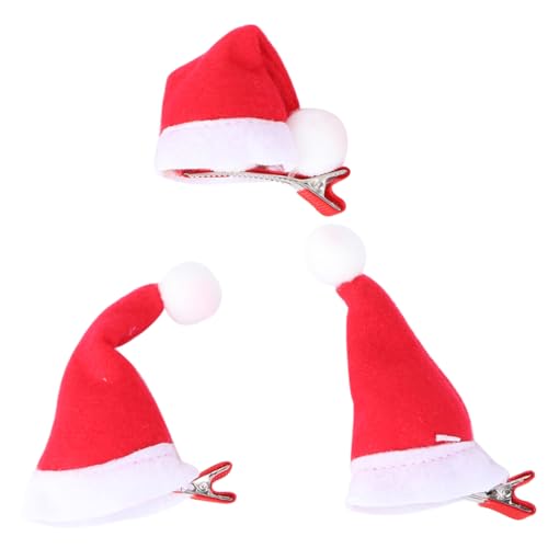 DOITOOL 3St Weihnachtskopfclip Weihnachtsspangen Weihnachtsstirnband weihnachtsdeko Hüte Haarspangen mit Hut Weihnachtshaarnadeln niedlich Kopfbedeckung rot DOITOOL 3St Weihnachtskopfclip Weihnachtsspangen Weihnachtsstirnband weihnachtsdeko Hüte Haarspangen mit Hut Weihnachtshaarnadeln niedlich Kopfbedeckung rot von DOITOOL