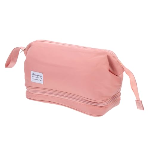 DOITOOL 3St zweilagige Kosmetiktasche bilden Kosmetiktasche für Damen Aufbewahrungstasche Make-up-Taschen zweilagiger Kulturbeutel Hautpflegetasche Mädchen Aufbewahrungskiste Container von DOITOOL