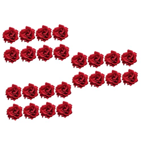 DOITOOL 3sets Haarnadel Clip Plüsch Haar Clips Frauen Kopfschmuck Rot Hochzeit Party Prom 8 Stücke * 3 von DOITOOL