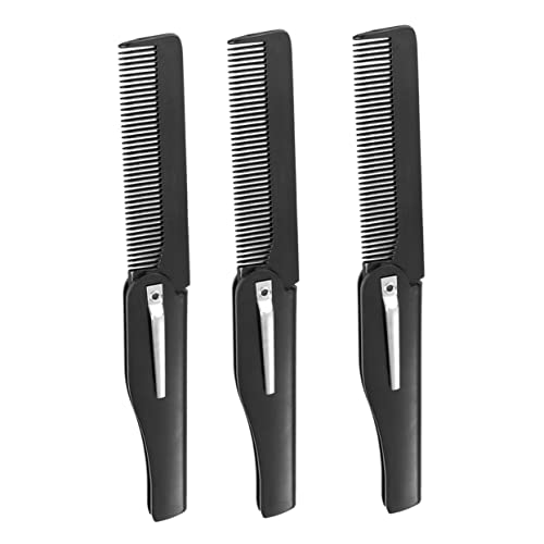 DOITOOL 3St hair styling hair treatment kamm für strähnen Haar Styling crank that comb Kamm zum Toupieren der Haare Reisekamm Haarkamm für Männer Ochsenhornkamm tragbar Massagekamm Mann von DOITOOL