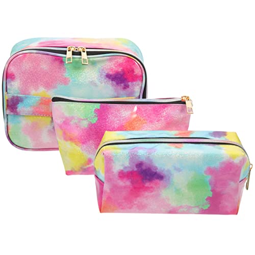 DOITOOL 3st Kosmetiktasche Aufbewahrungstasche Damen Schminktasche Make-up-Taschen Reise-toilettenbeutel Kosmetikkoffer Für Unterwegs Mädchen Polyester Einstellen Fräulein von DOITOOL