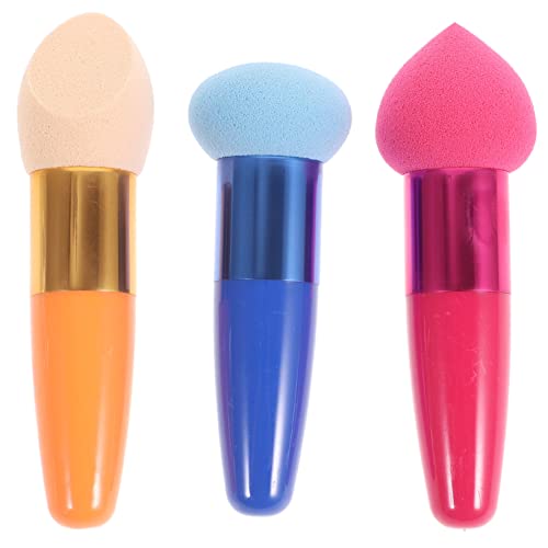 DOITOOL 3st Lidschatten Pinsel Make-up-pinsel-werkzeuge Pudergrundierungspinsel Make-up-schwamm Nasenkonturbürste Augen-make-up-pinsel Reise-make-up Pilzpulver Reisen Make-up-puder Kürbis von DOITOOL