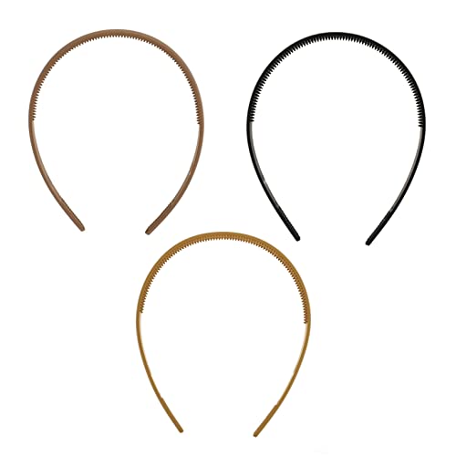 DOITOOL 3St Stirnband Männer Stirnbänder für Mädchen Haarband Haargummi haarschmuck frauen kopfschmuck Haarpflegezubehör bilden Acryl Haarbündel Kopfbedeckung Fräulein von DOITOOL