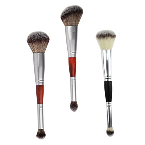 DOITOOL 3 Stücke Doppelkopf Kosmetikpinsel Satz Für Frauen Lidschatten Applikator Tragbare Make up Pinsel Für Kosmetikbedarf Und Geschenke von DOITOOL