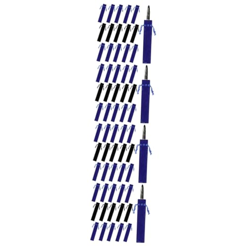DOITOOL 4 Sätze Teiliges Aus Stifttaschen Mit Zugband Für Kugelschreiber Bleistifte Und Kleine Utensilien Zur Aufbewahrung Und Organisation Überall 50 Stück * 4 von DOITOOL