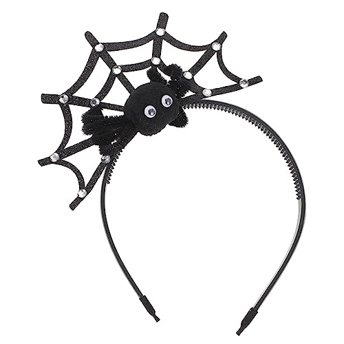 DOITOOL 4 Stück Halloween-Dekor Outfits für Kinder Haarbänder Haarband Haarschmuck Spinnenkostüm Cosplay-Haare tragen Dämon Stirnband Geist schmücken Damen Kleidung Stoff von DOITOOL