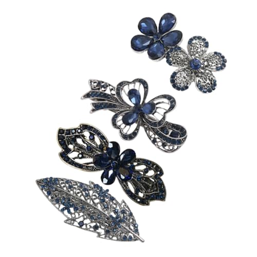 DOITOOL 4er Set Retro Haarklammern Mit Blumenform Vintage Haarspangen Für Damen Und ädchen Eleganter Haarschmuck Für Besondere Anlässe Und Den Alltag von DOITOOL
