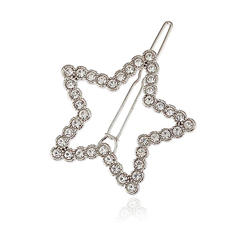 DOITOOL 5-zackigen Stern Haarnadel Pentagramm Bobby Pin Legierung Haar Clips Bohrer Haarnadel Haar Pin Set Mädchen Haarspange von DOITOOL