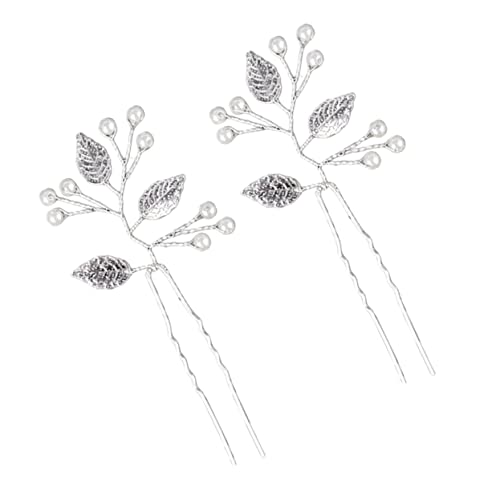 DOITOOL 4 Stücke Braut Haarnadel Schmuck Legierung Clip U Form Kopfschmuck für Hochzeit von DOITOOL