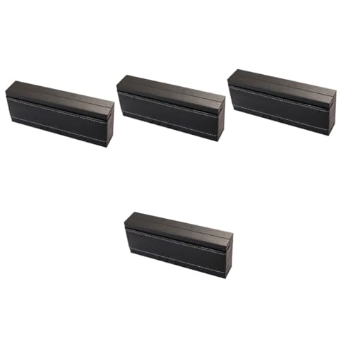 DOITOOL 4 Stück PU Stiftbox für Füllfederhalter Tragbarer Stift Organizer mit Eleganter Geschenkverpackung Schwarz für Büro Schule und Geschäftsreisen DOITOOL 4 Stück PU Stiftbox für Füllfederhalter Tragbarer Stift Organizer mit Eleganter Geschenkverpackung Schwarz für Büro Schule und Geschäftsreisen von DOITOOL