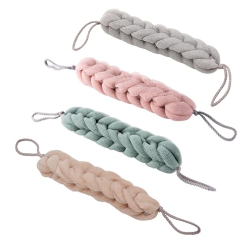 DOITOOL Badetuch-set Mit Schlüsselband Peeling-waschlappen Handtücher Für Die Rückenmassage Zufällige Farbe von DOITOOL