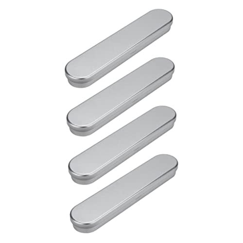 DOITOOL 4 Stück Weißblech Briefpapierbox Federmäppchen Federmäppchen Schreibwarenetui Bleistift Aufbewahrungstasche Bleistift Aufbewahrungsetui Bleistiftbehälter Studenten von DOITOOL