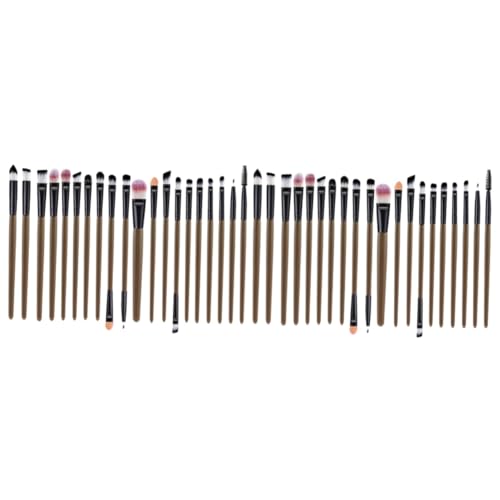 DOITOOL 40-teiliges Lidschattenpinsel-set Mit Natürlichem Look Graues Eyeliner-set Tragbare Augen-make-up-tools Für Den Täglichen Anfänger von DOITOOL