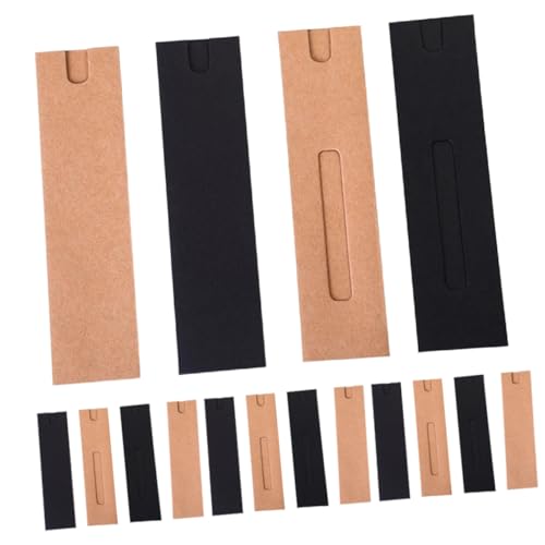 DOITOOL 40 Stück Papierstiftbeutel Hallo Einzel Schutz Schreibwaren Bürobedarf Kugelschreiber Federmäppchen Hüllen Für Stiftverpackungen Stifthalter Für Den Schreibtisch Süß Stifthülsen von DOITOOL