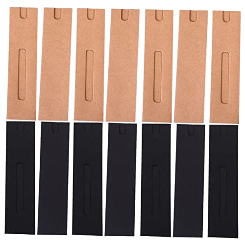 DOITOOL 40stücke Stifthülle Aus Kraftpapier Kleine Braune Papiertüten Stiftbeutel Für Stifte Oder Kugelschreiber Einzelne Stifttasche Mit Sichtfenster Praktische Stiftverpackung Für von DOITOOL