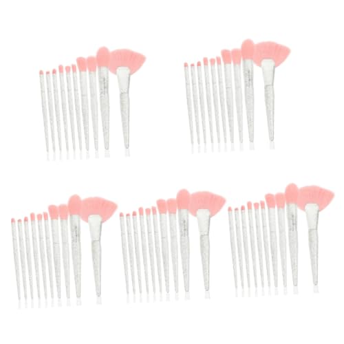 DOITOOL 5 Sätze Make-up Pinsel Lidschattenpinsel Für Frauen Highlighter-pinsel Make-up-tools Loser Puderpinsel Erröten Bürste Fräulein Plastik Bilden Rosa Kosmetikpinsel von DOITOOL