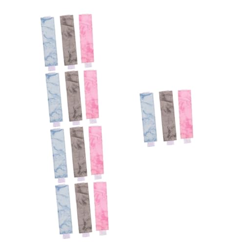 DOITOOL 5 Sätze Signature Stiftbeutel Tasche Ärmel Notizbuch Federmäppchen Notebook-stifthalter Stiftetui Mit Gummiband Tagebuch Stifthalter Stifthülsen Pu Zufällige Farbe 3 Stück * 5 von DOITOOL